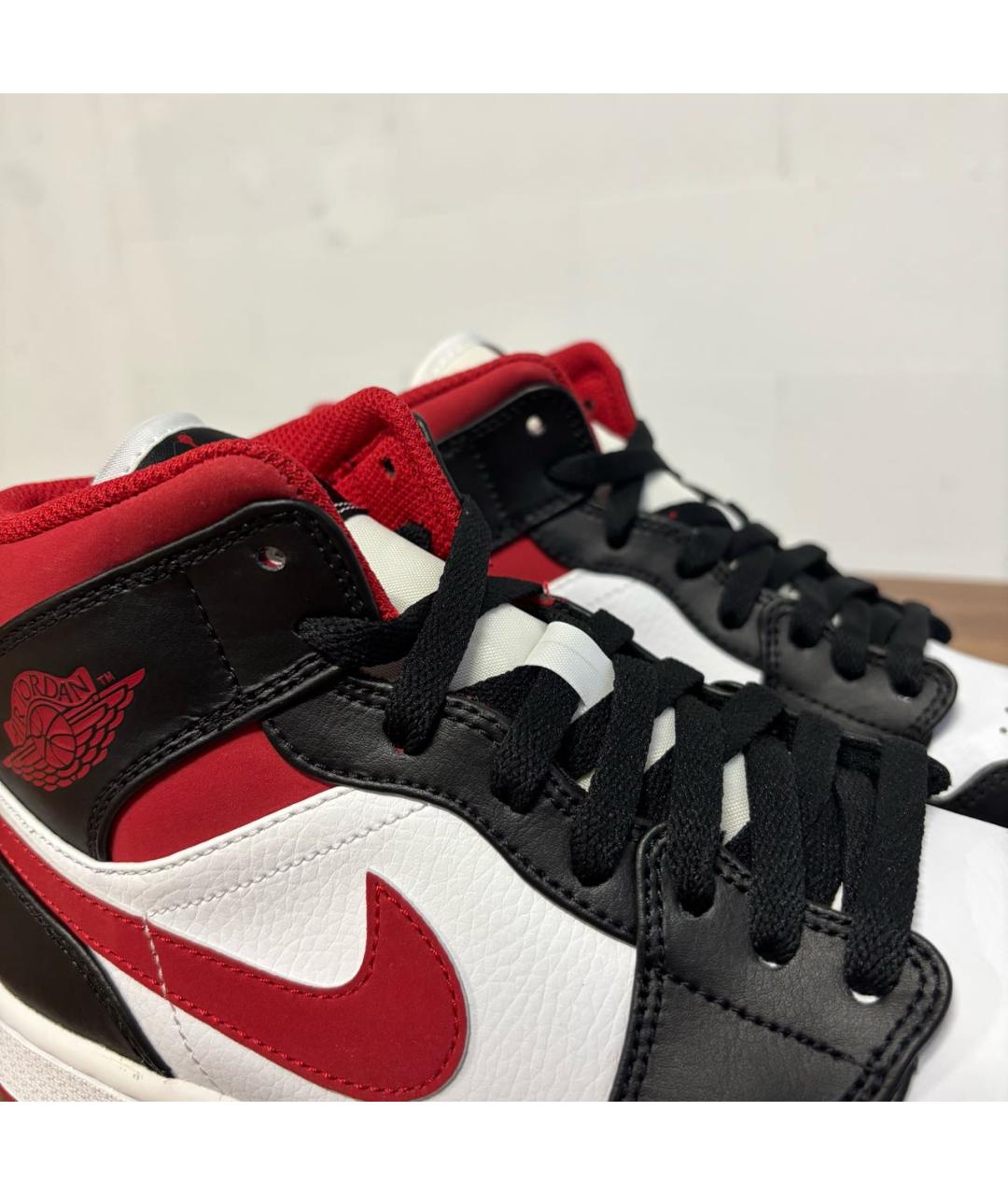 JORDAN Красные высокие кроссовки / кеды, фото 3
