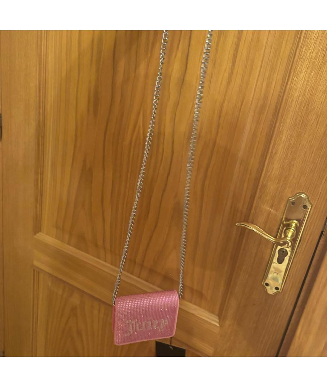 JUICY COUTURE Розовая сумка через плечо, фото 5