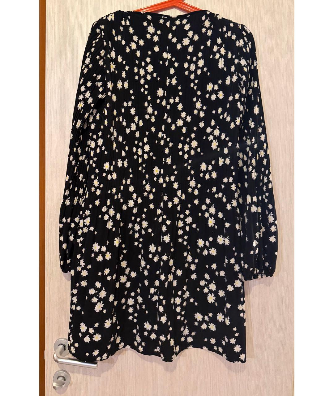 MAJE Черное полиэстеровое повседневное платье, фото 2