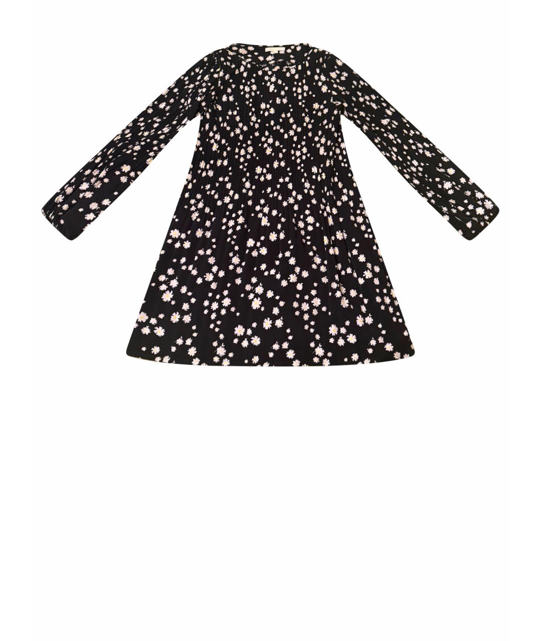 MAJE Черное полиэстеровое повседневное платье, фото 1