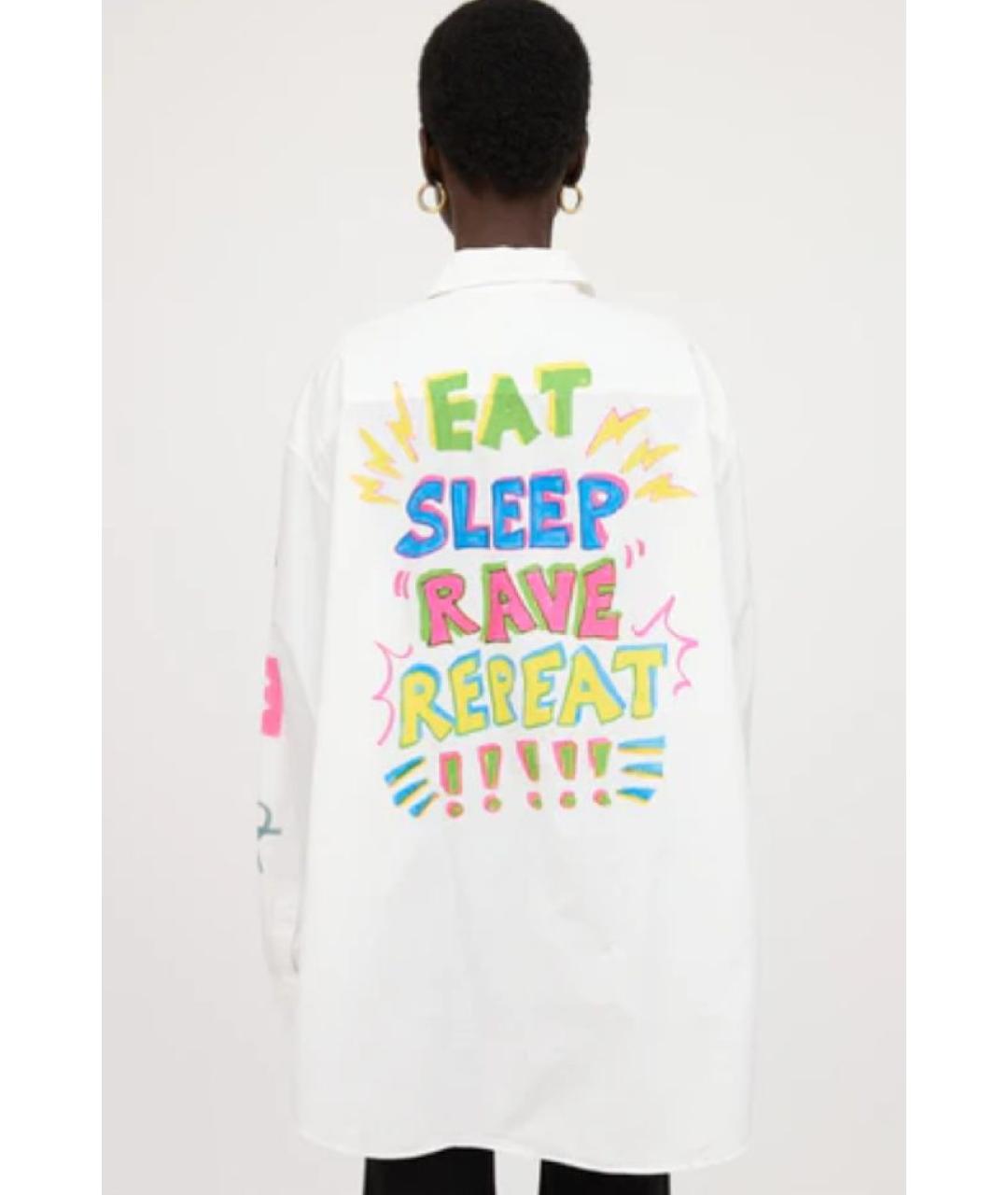 VETEMENTS Белая хлопковая рубашка, фото 9