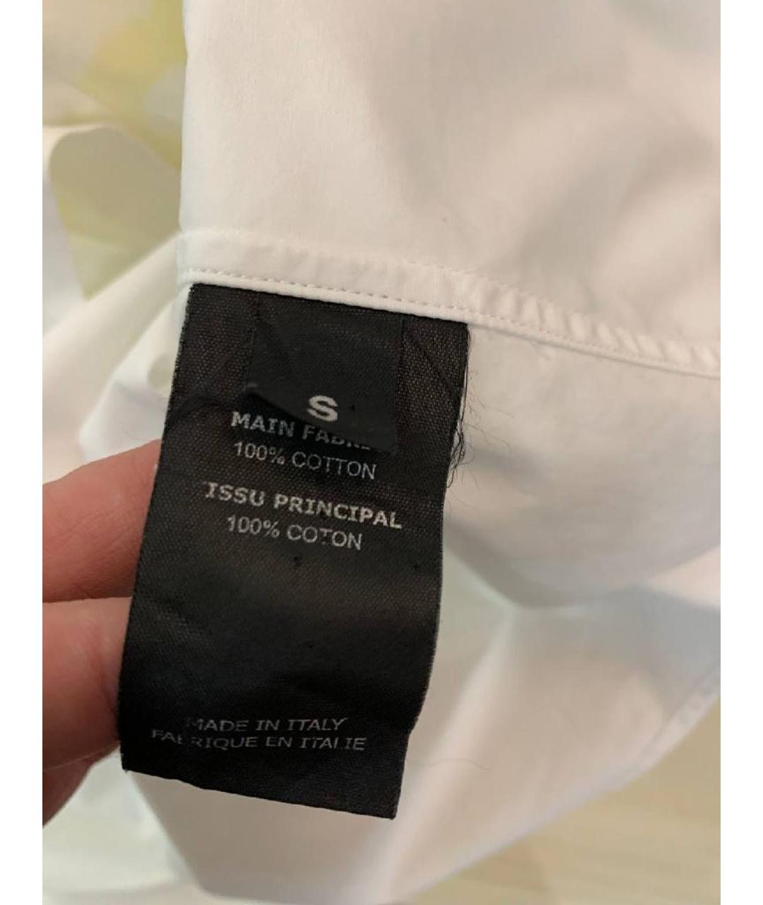 VETEMENTS Белая хлопковая рубашка, фото 4