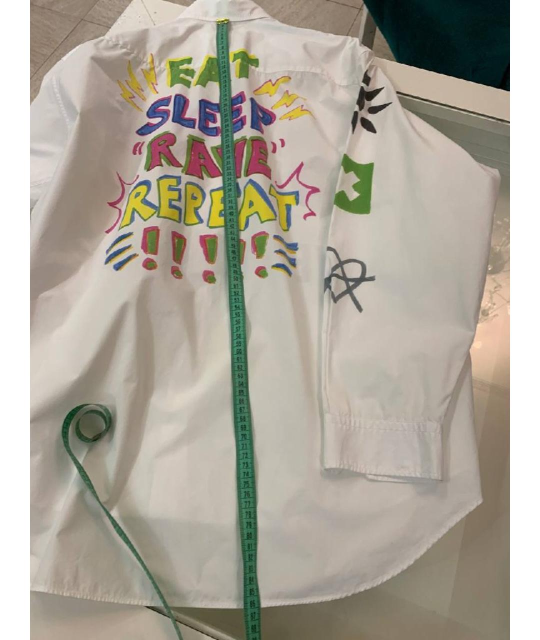 VETEMENTS Белая хлопковая рубашка, фото 7