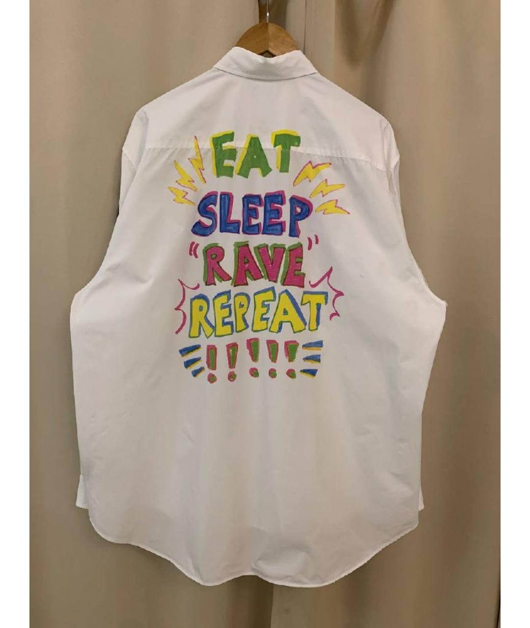 VETEMENTS Белая хлопковая рубашка, фото 2