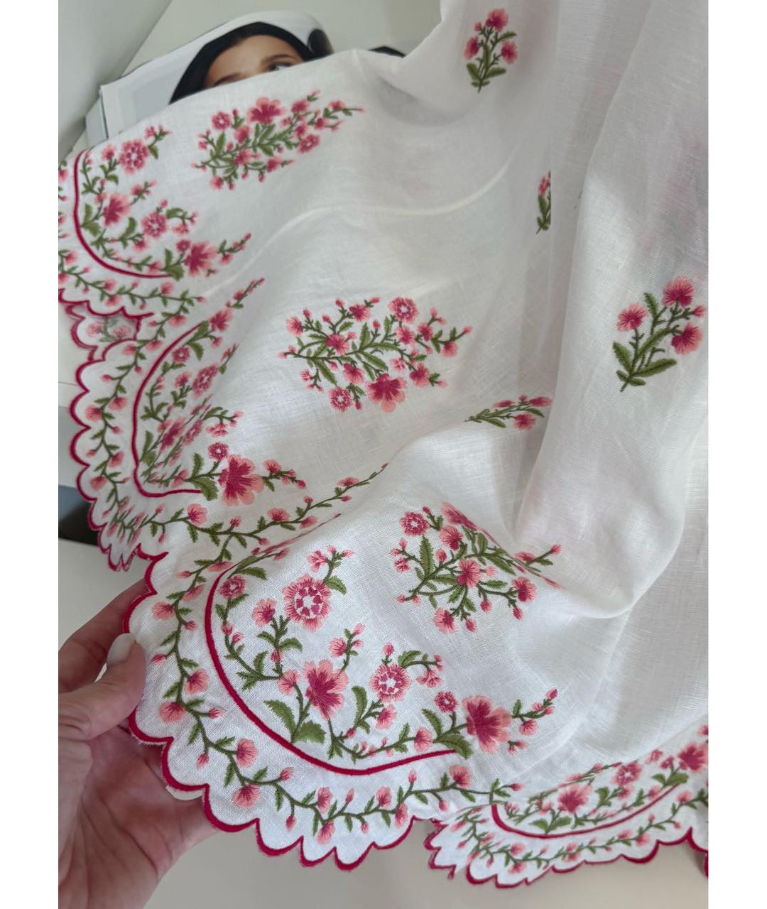 ZIMMERMANN Белое льняное повседневное платье, фото 8