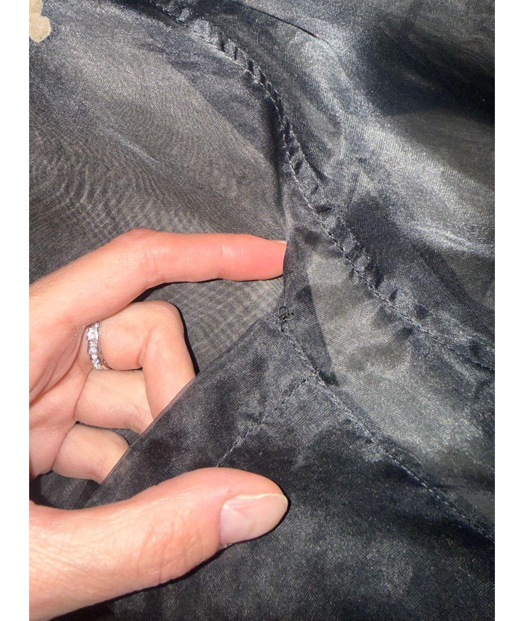 MIU MIU Черная рубашка, фото 3