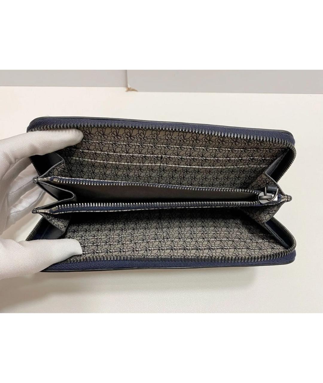 BOTTEGA VENETA Черный кожаный кошелек, фото 5