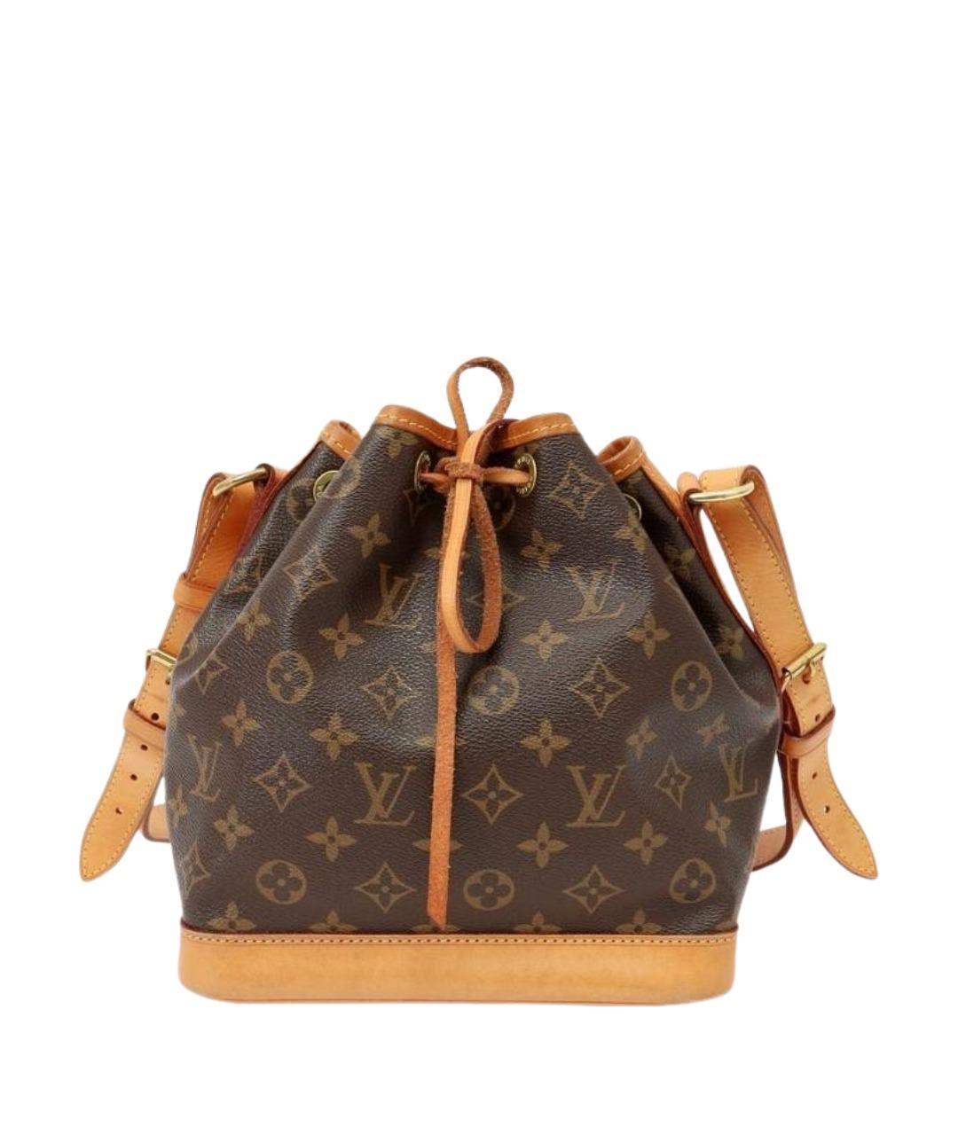 LOUIS VUITTON Коричневая кожаная сумка через плечо, фото 1