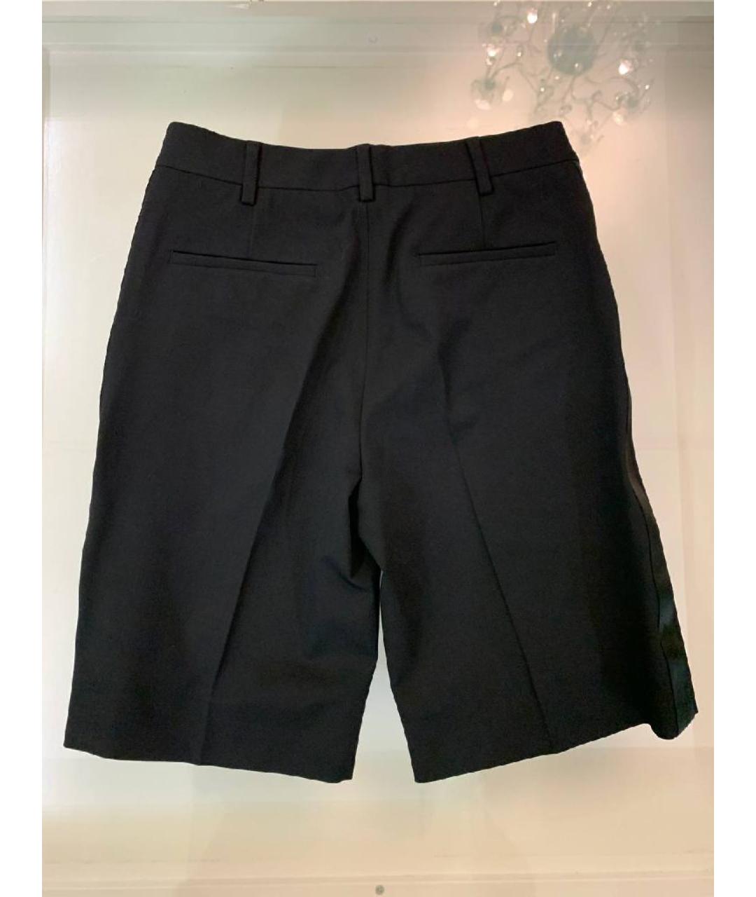 OFF-WHITE Черные вискозные шорты, фото 3