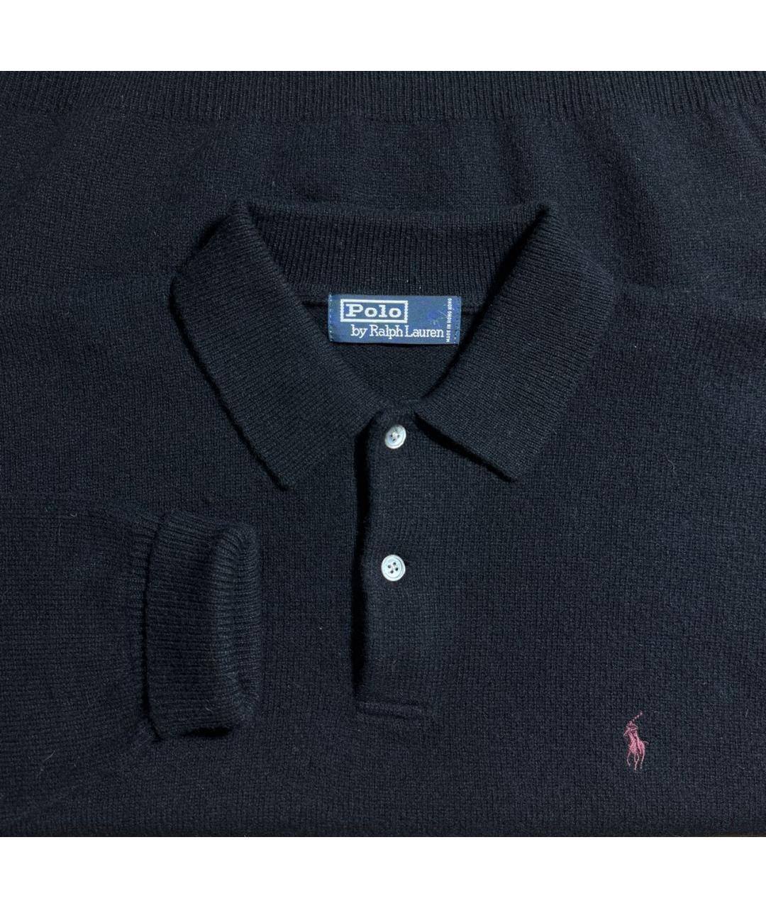 POLO RALPH LAUREN Черный шерстяной джемпер / свитер, фото 5