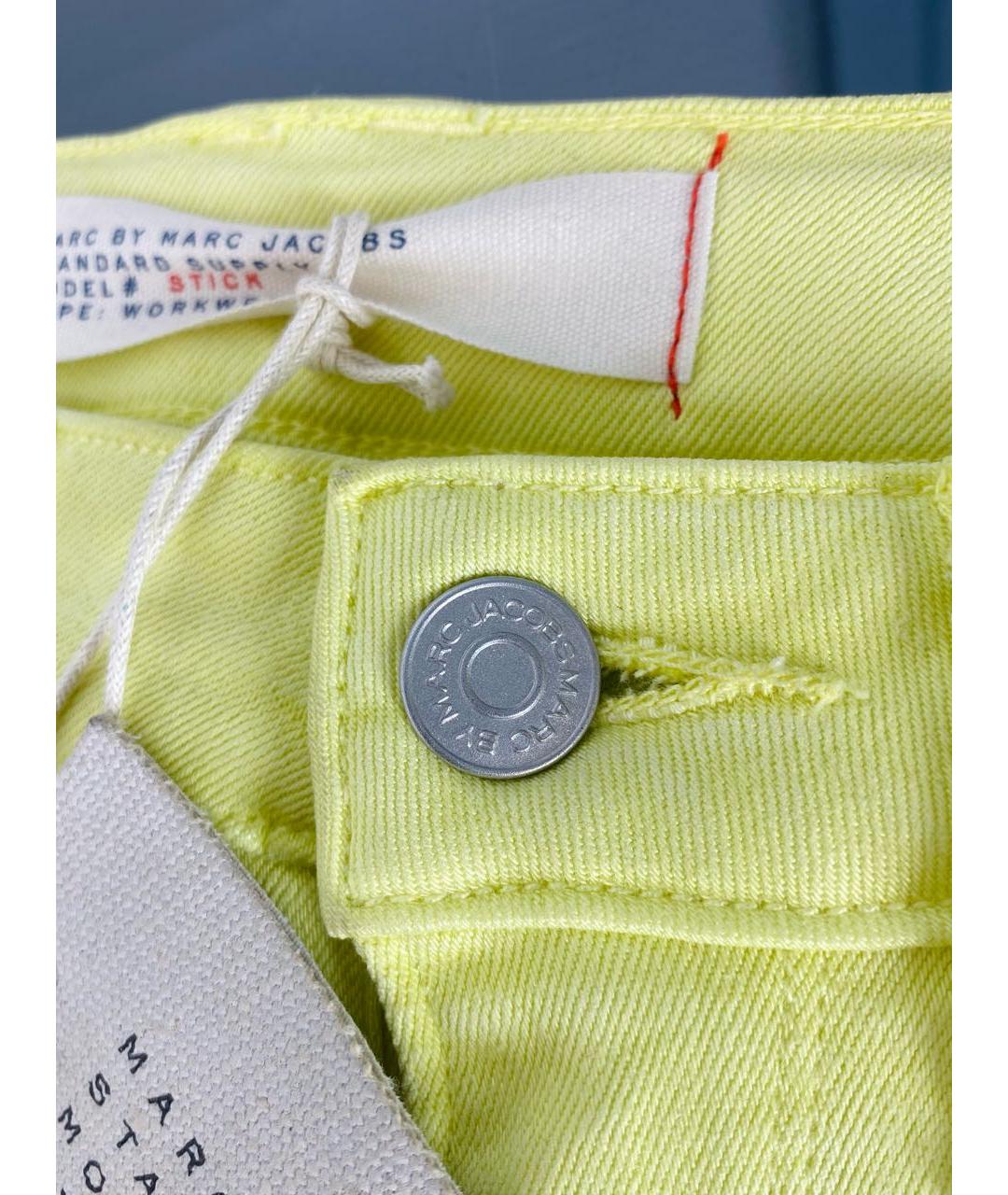 MARC BY MARC JACOBS Желтые джинсы слим, фото 4
