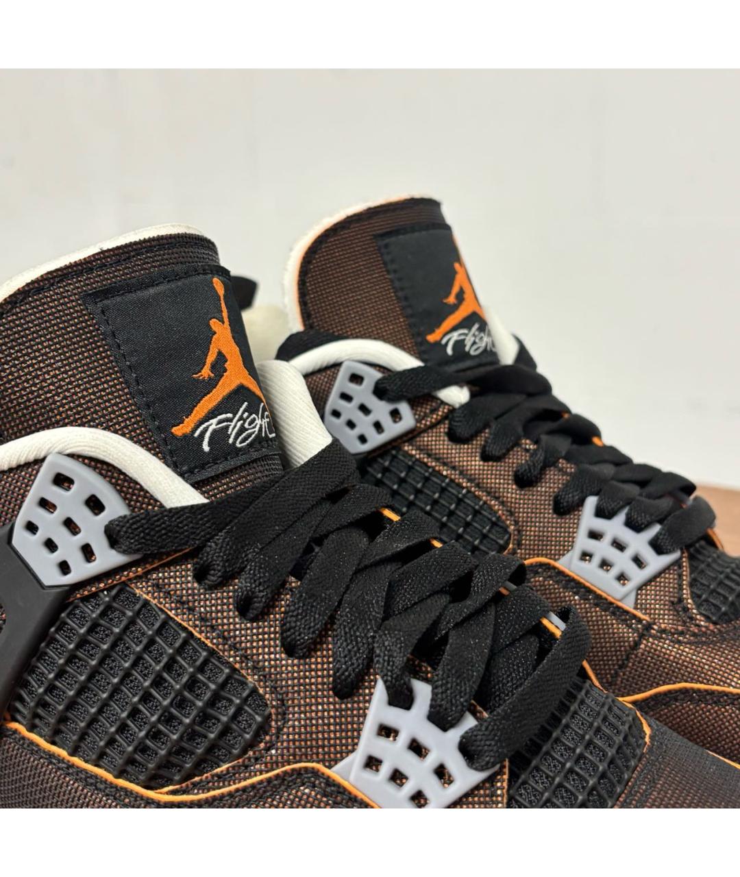 JORDAN Черные текстильные кроссовки, фото 3