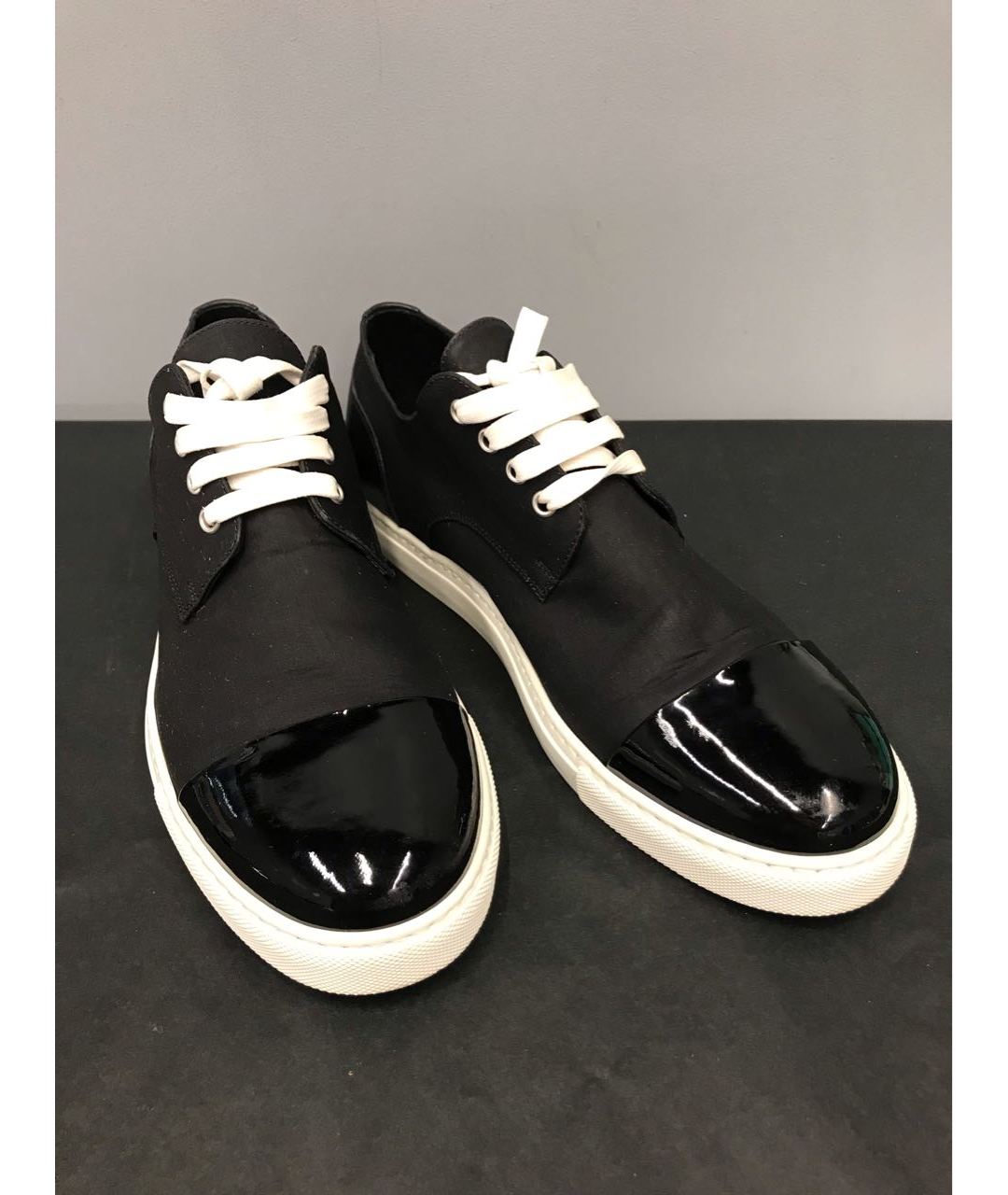 DSQUARED2 Черные низкие кроссовки / кеды, фото 2