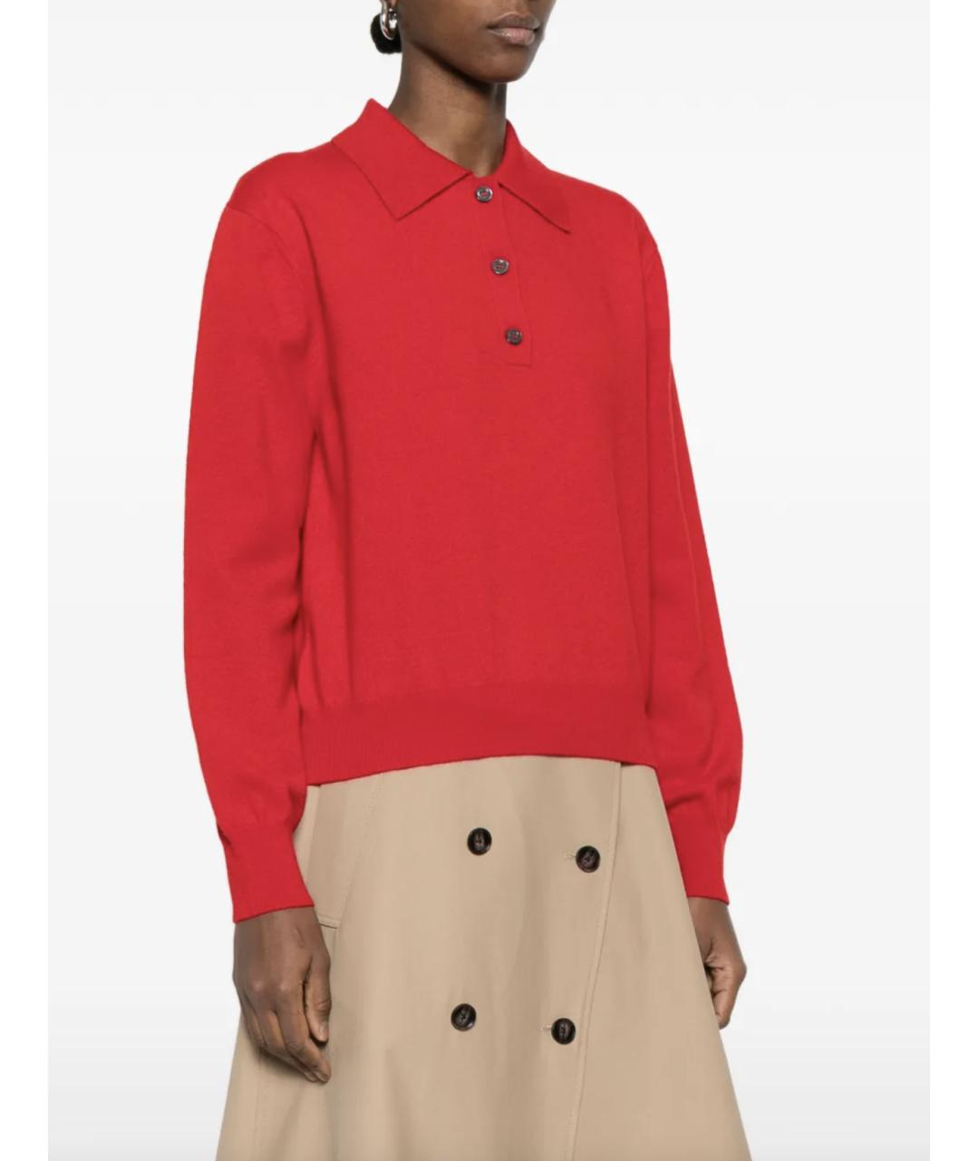 ROHE Красный шерстяной джемпер / свитер, фото 2