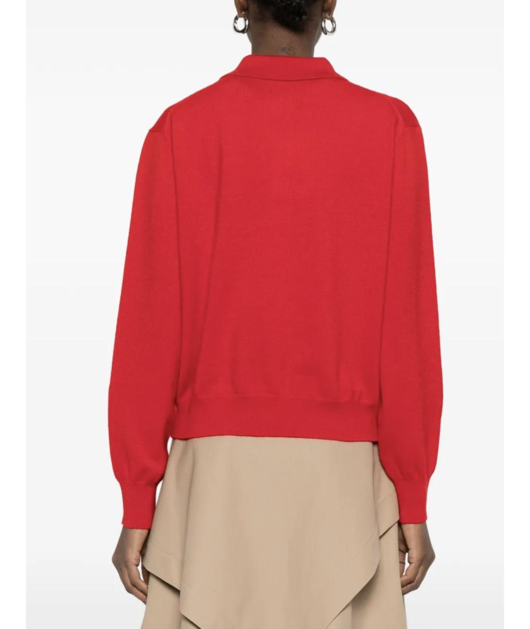ROHE Красный шерстяной джемпер / свитер, фото 3
