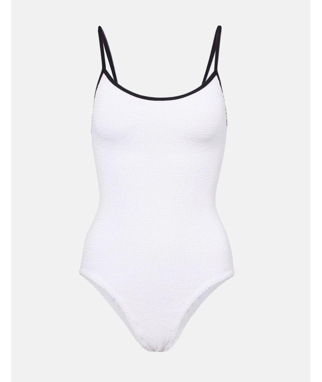 HUNZA G Белый купальник, фото 8