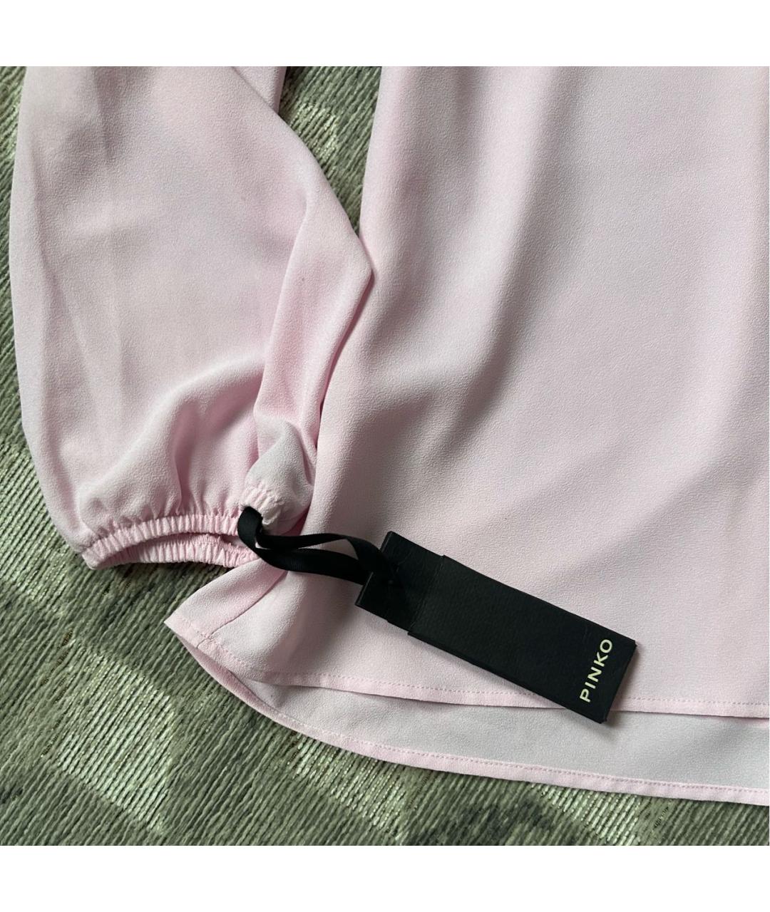 PINKO Розовая полиамидовая блузы, фото 6
