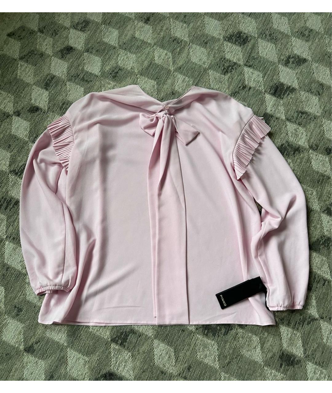 PINKO Розовая полиамидовая блузы, фото 2