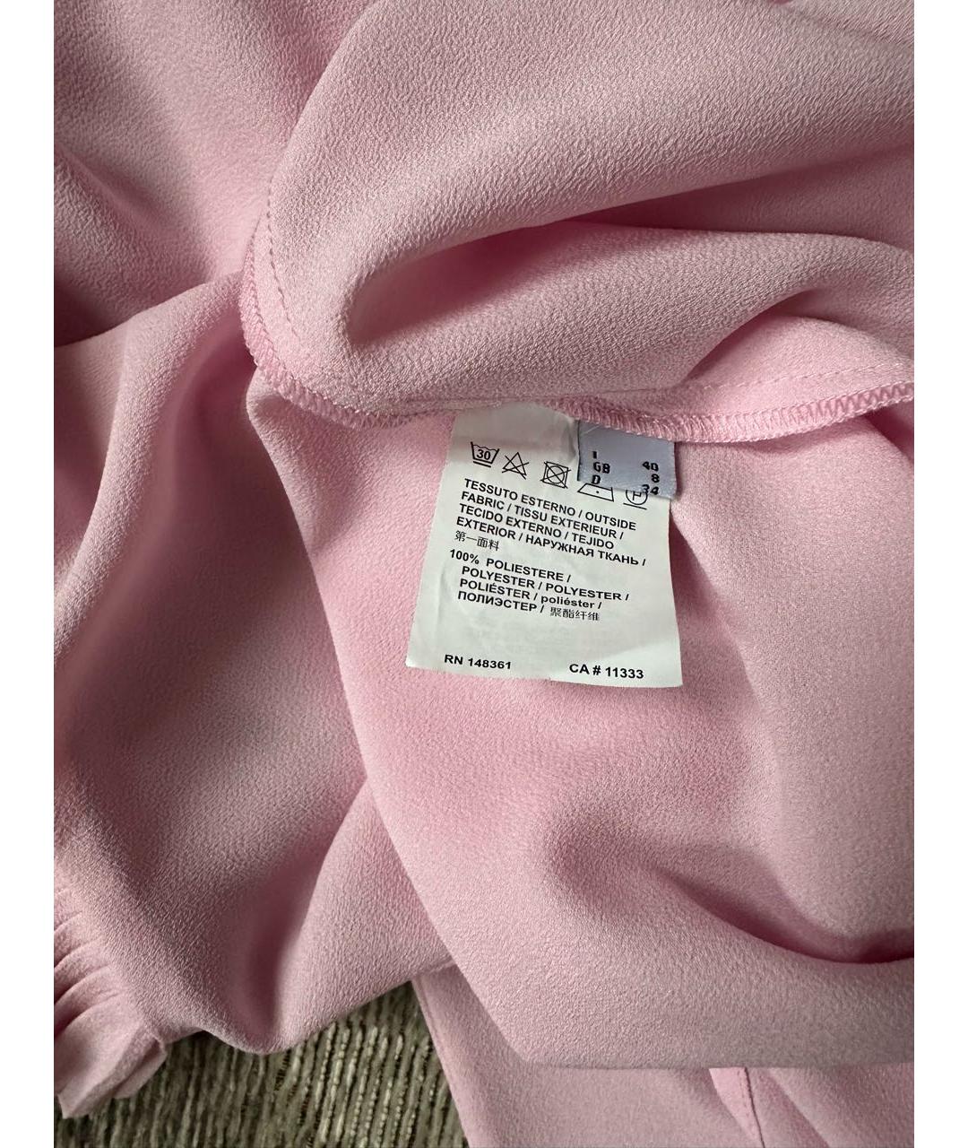 PINKO Розовая полиамидовая блузы, фото 8