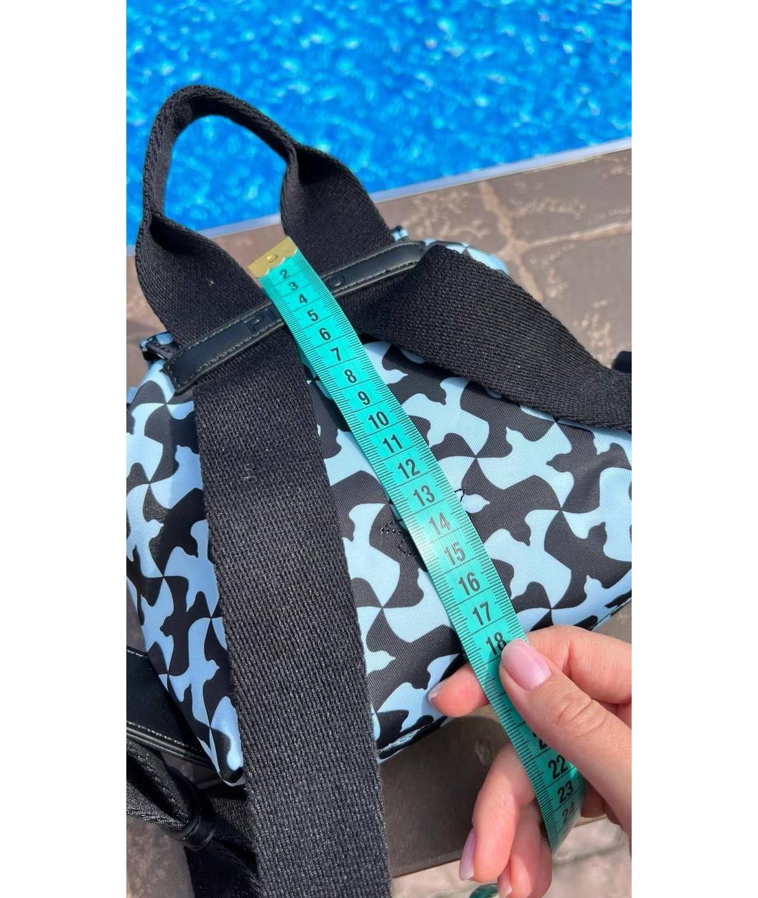 PINKO Голубой рюкзак, фото 5