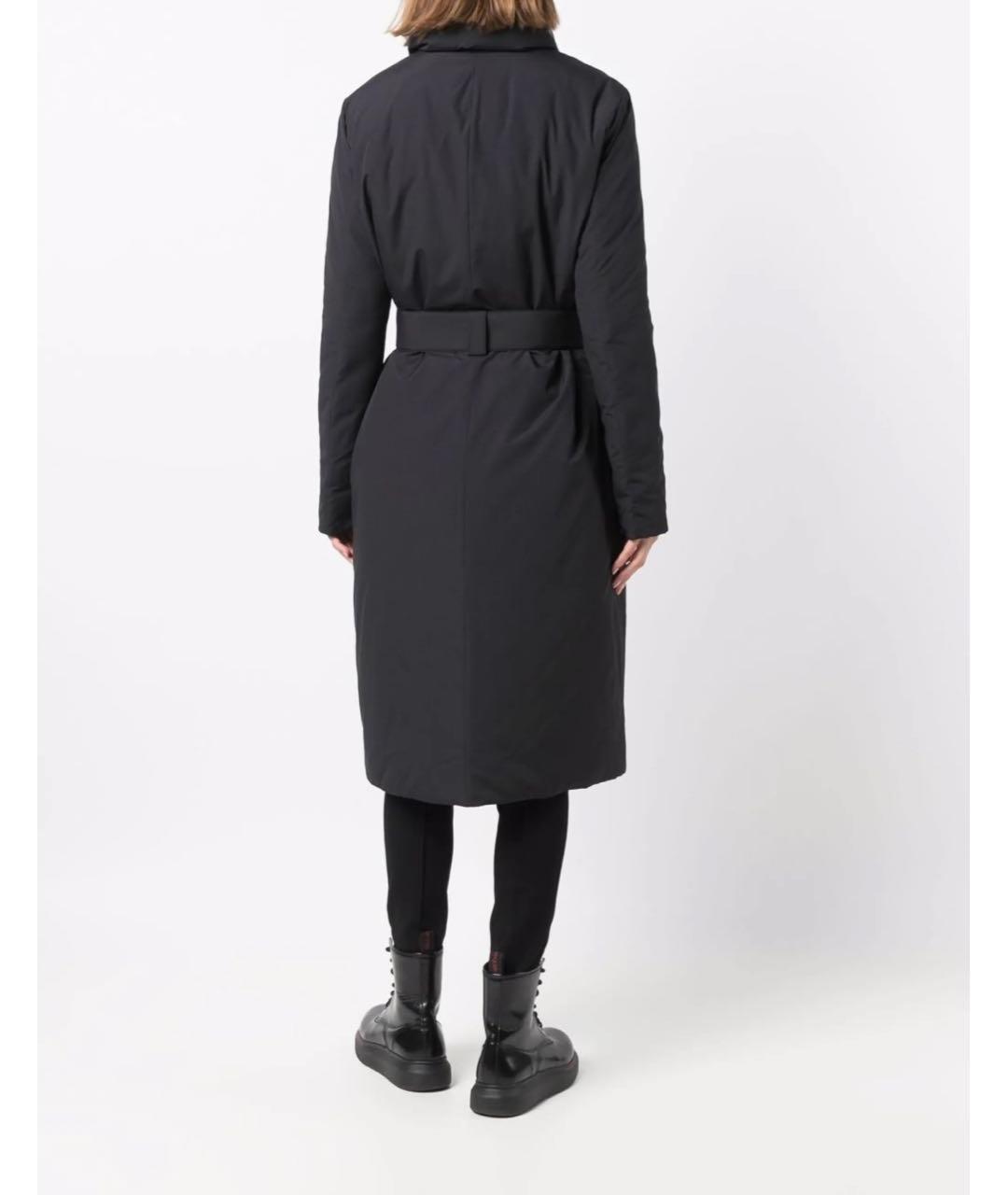 PATRIZIA PEPE Черный полиамидовый пуховик, фото 5