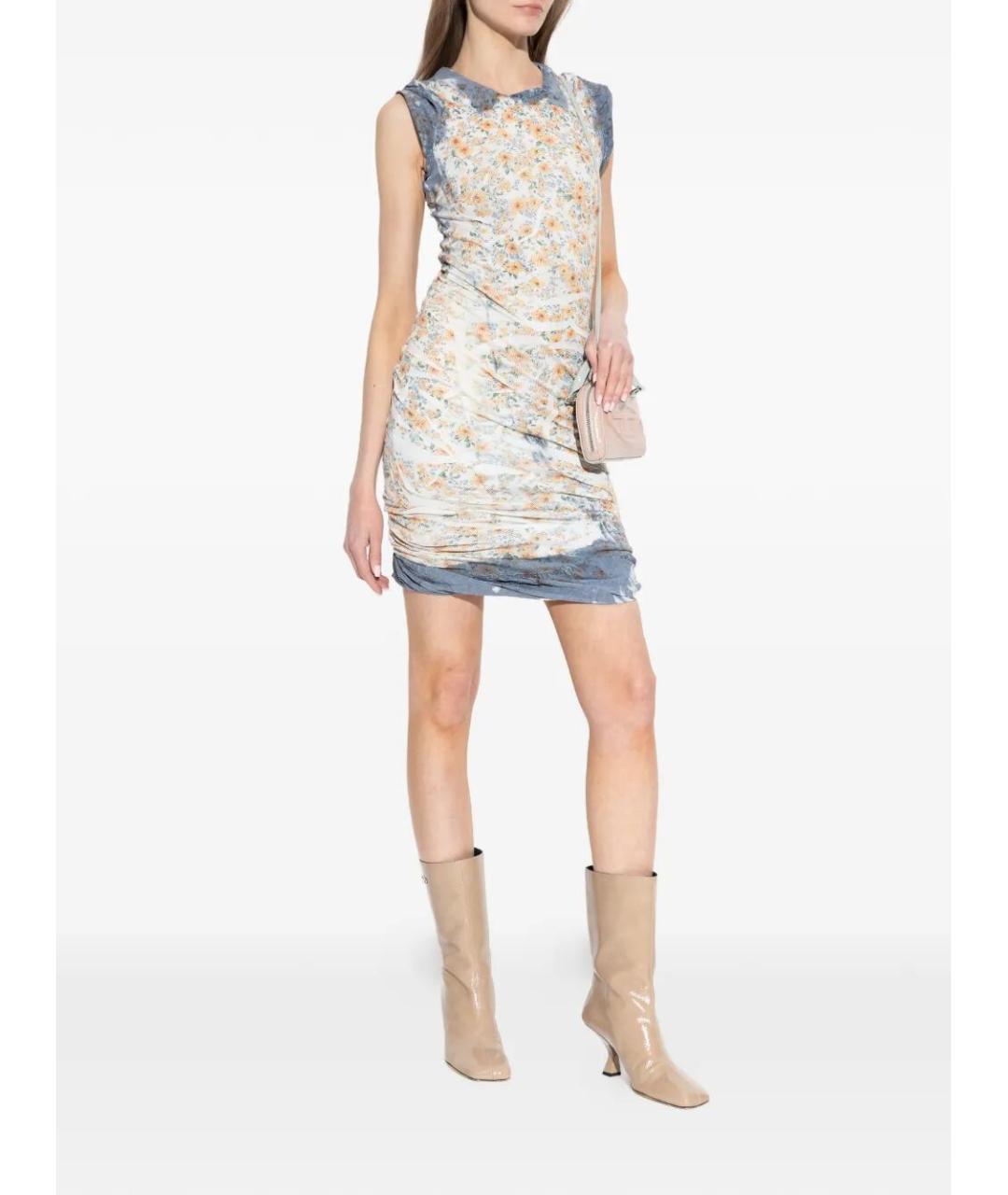 DIESEL Мульти хлопковое повседневное платье, фото 2