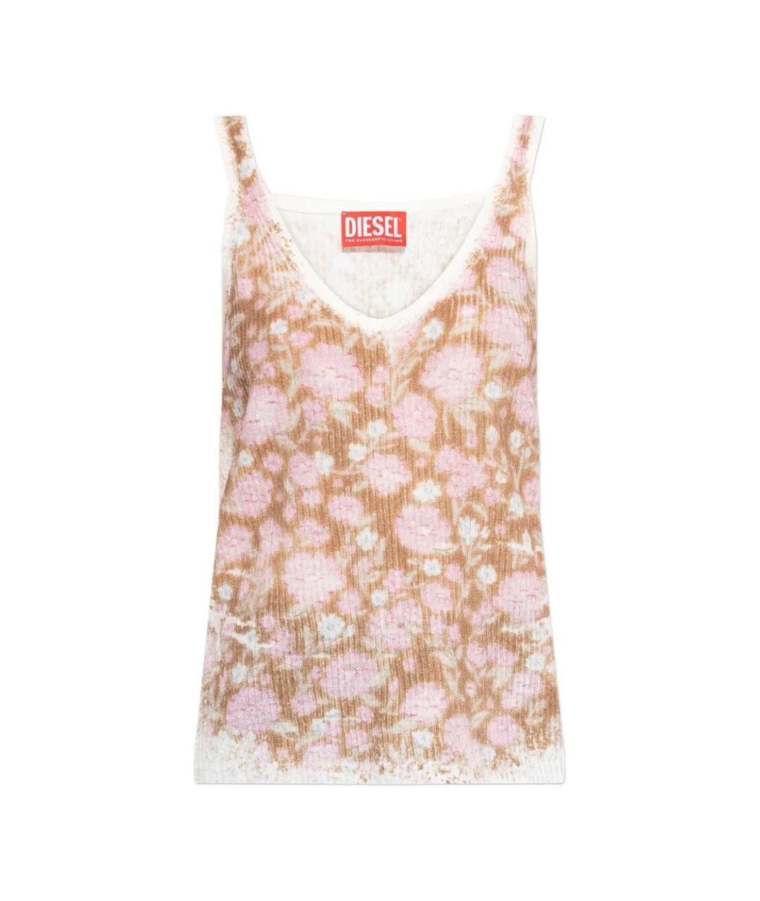 DIESEL Мульти льняная майка, фото 1
