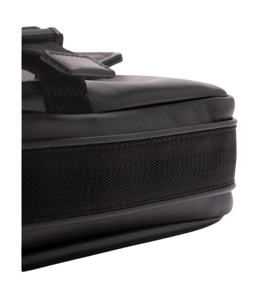 FENDI Черная кожаная сумка на плечо, фото 5