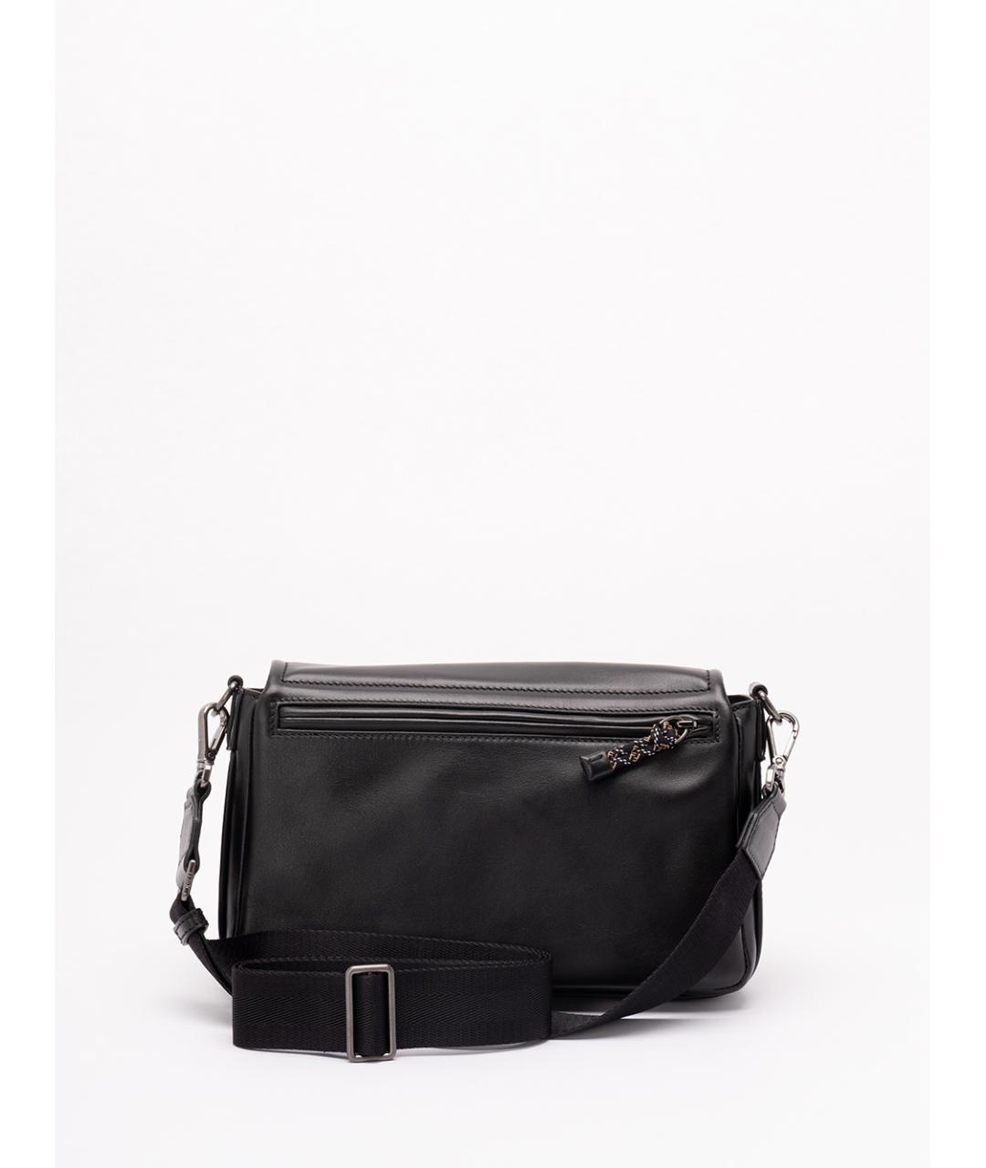 FENDI Черная кожаная сумка на плечо, фото 2