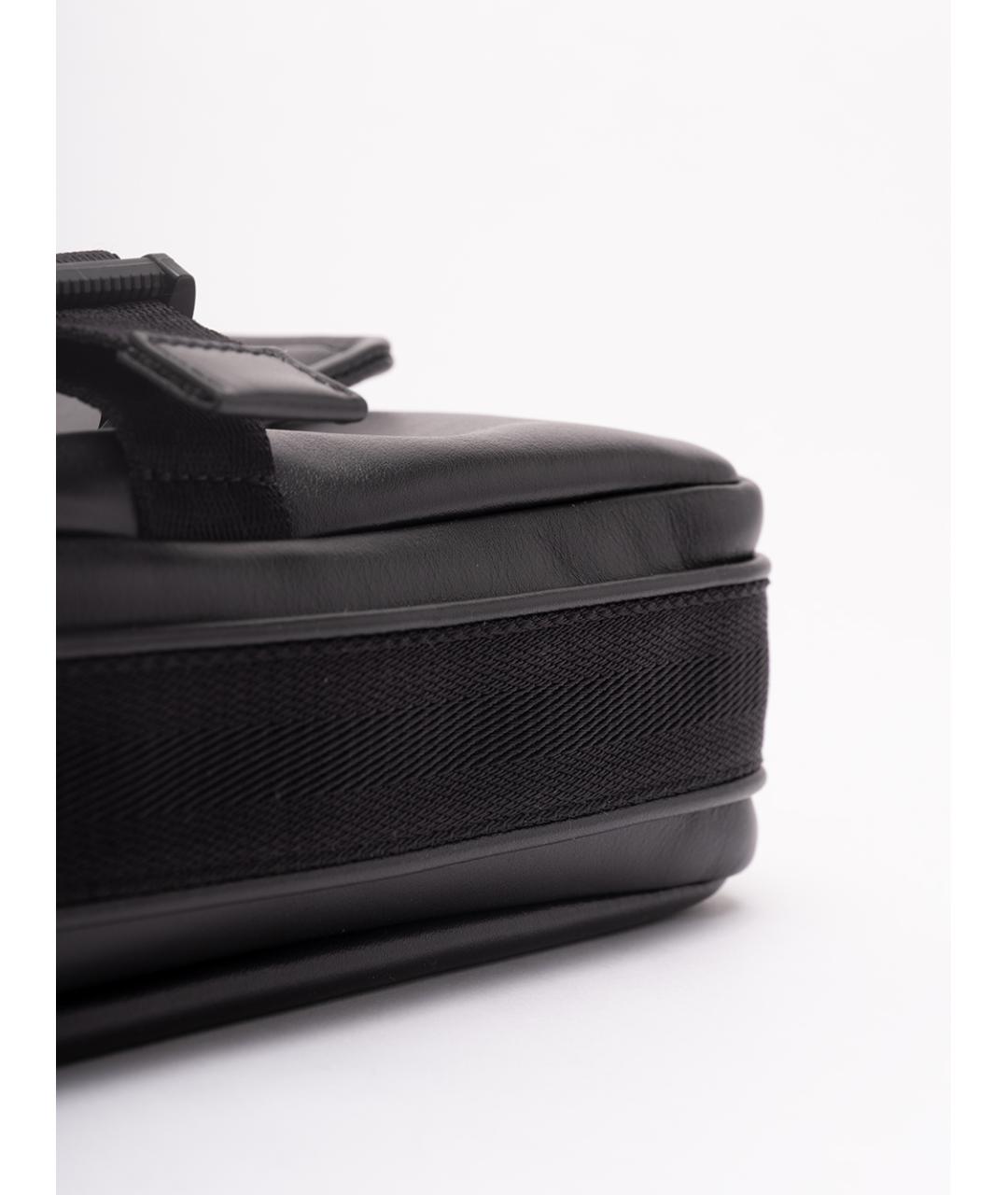 FENDI Черная кожаная сумка на плечо, фото 5