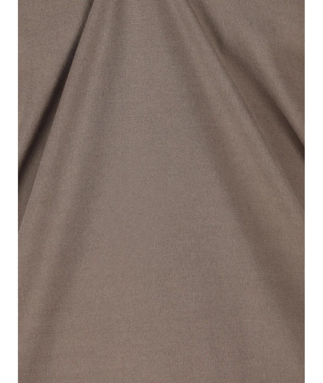 BRUNELLO CUCINELLI Коричневый хлопковый джемпер / свитер, фото 4