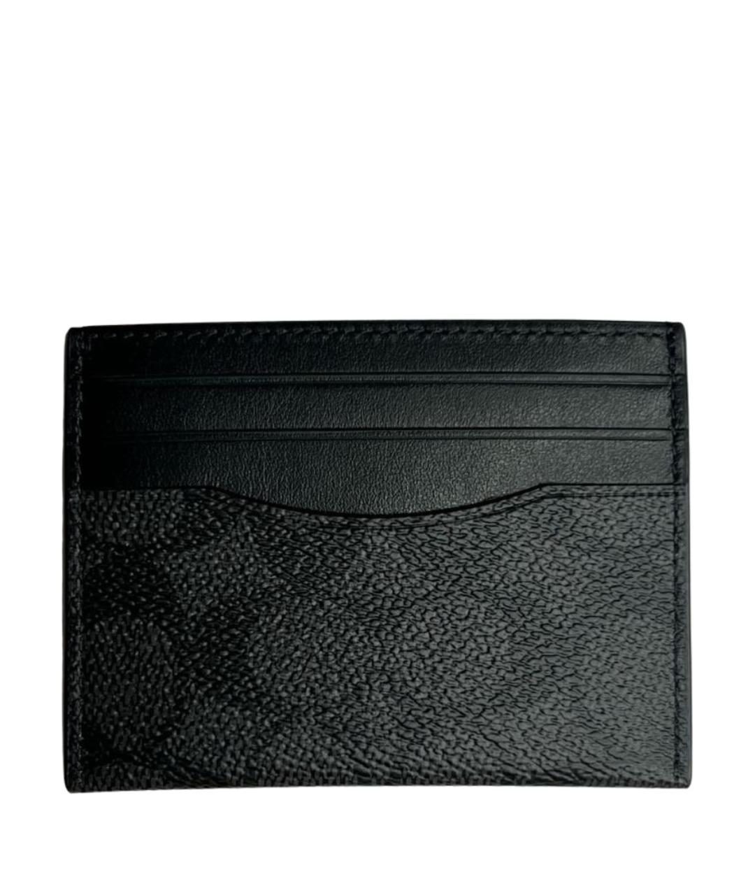 COACH Черный кожаный кардхолдер, фото 1