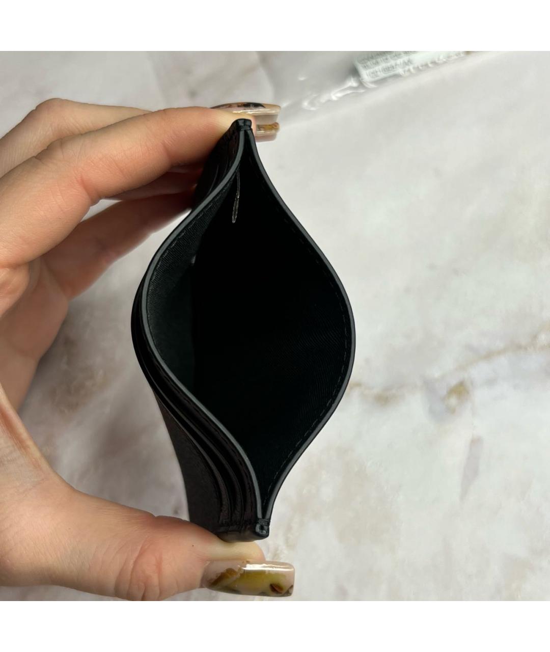 COACH Черный кожаный кардхолдер, фото 5