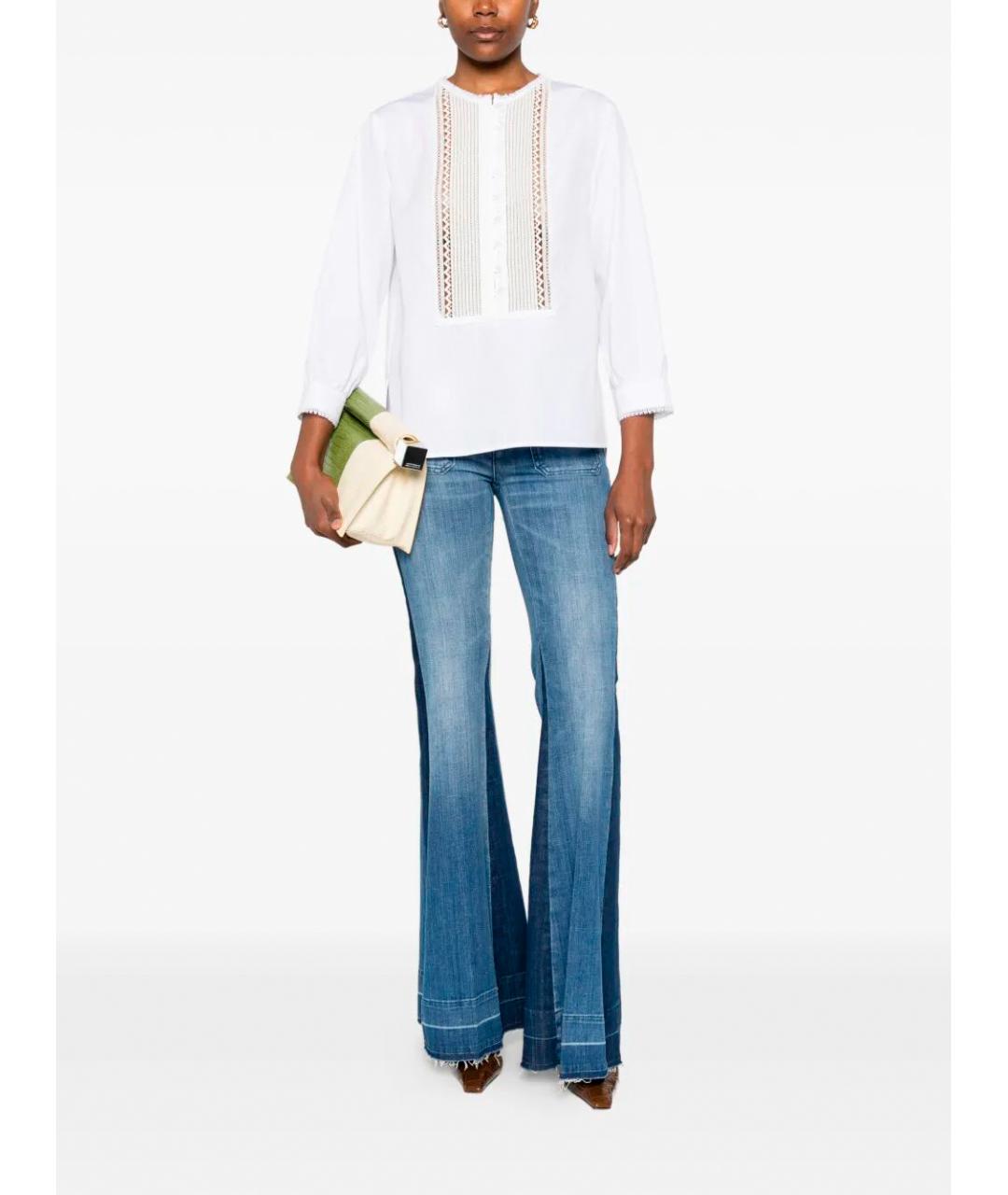 SEAFARER Белая хлопковая блузы, фото 2