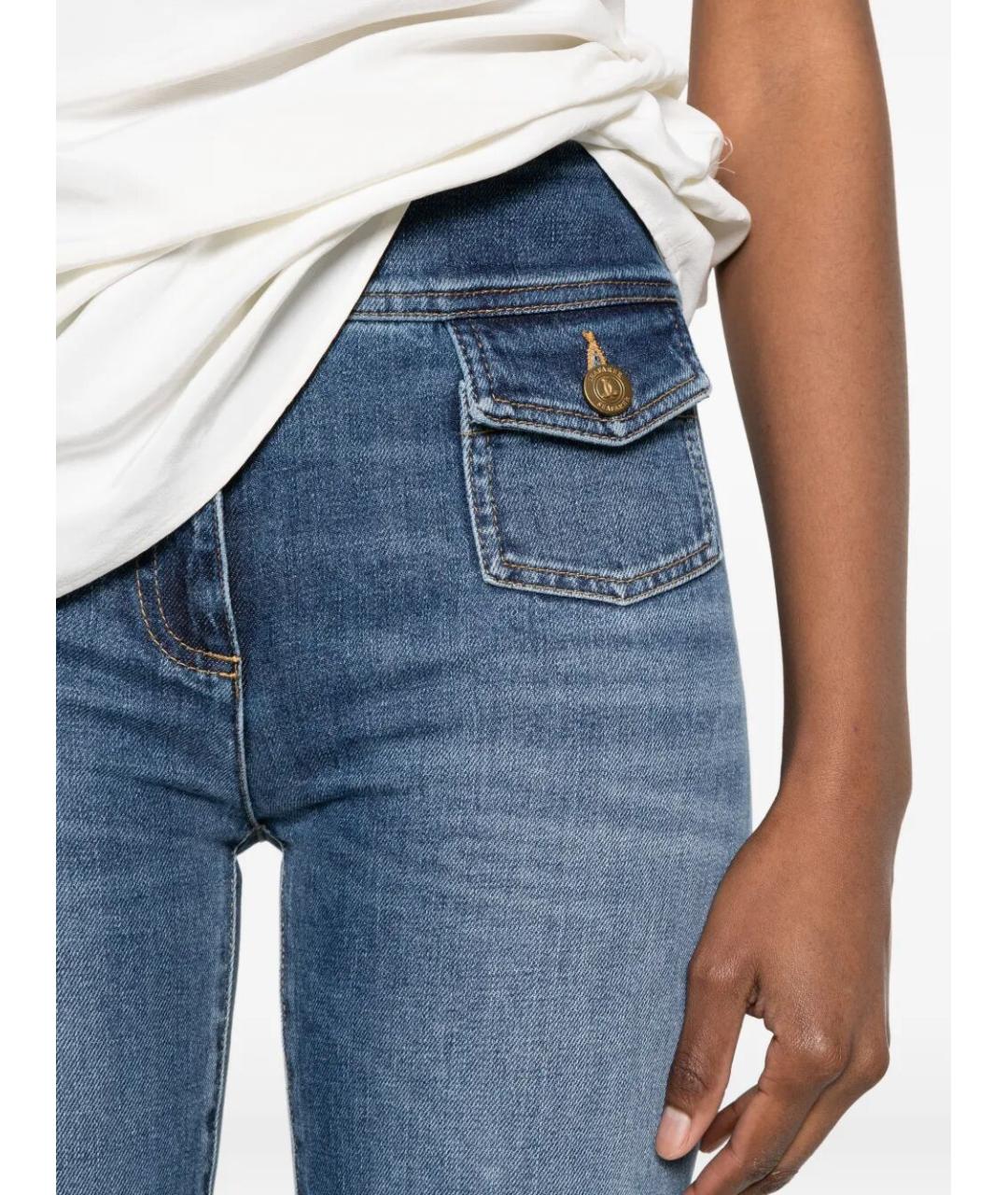 SEAFARER Синие хлопковые прямые джинсы, фото 3