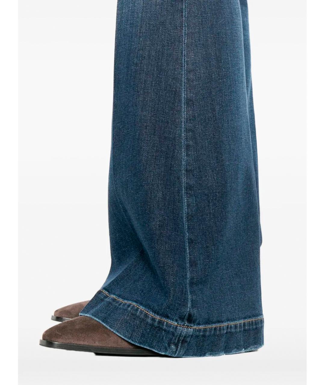 SEAFARER Синие хлопковые джинсы клеш, фото 3