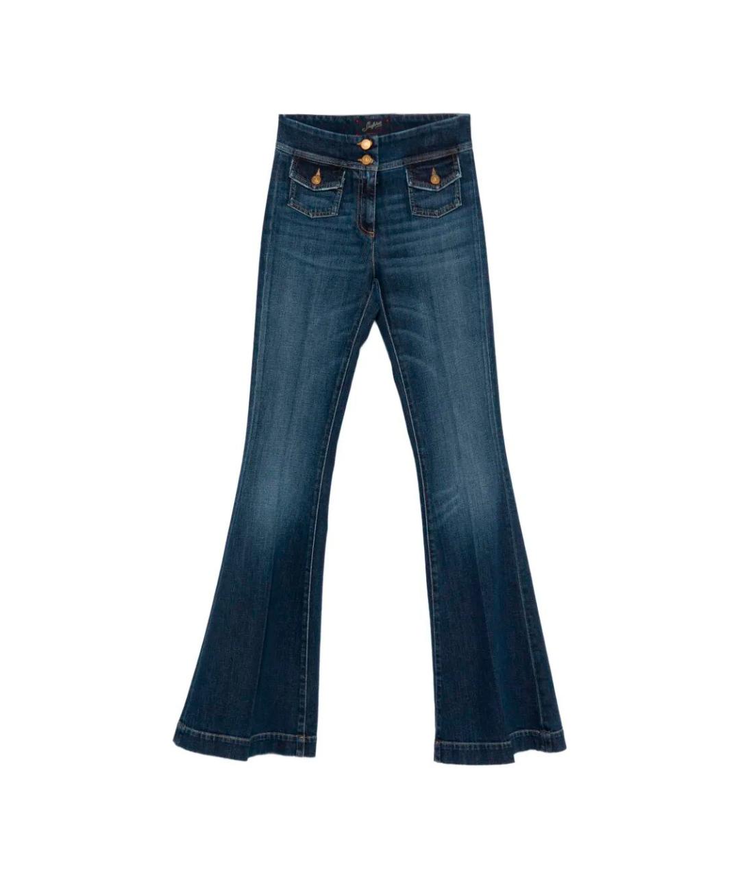 SEAFARER Синие хлопковые джинсы клеш, фото 1