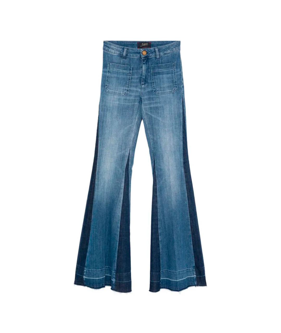SEAFARER Синие хлопковые джинсы клеш, фото 1