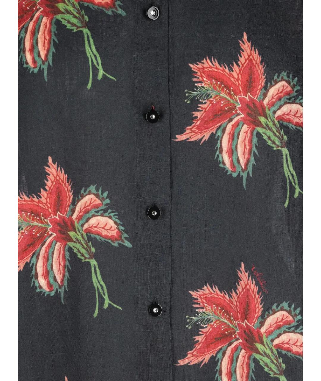 VALENTINO Мульти льняная рубашка, фото 3