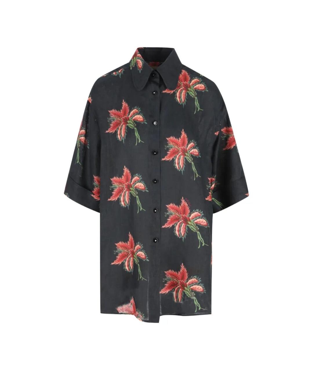 VALENTINO Мульти льняная рубашка, фото 1