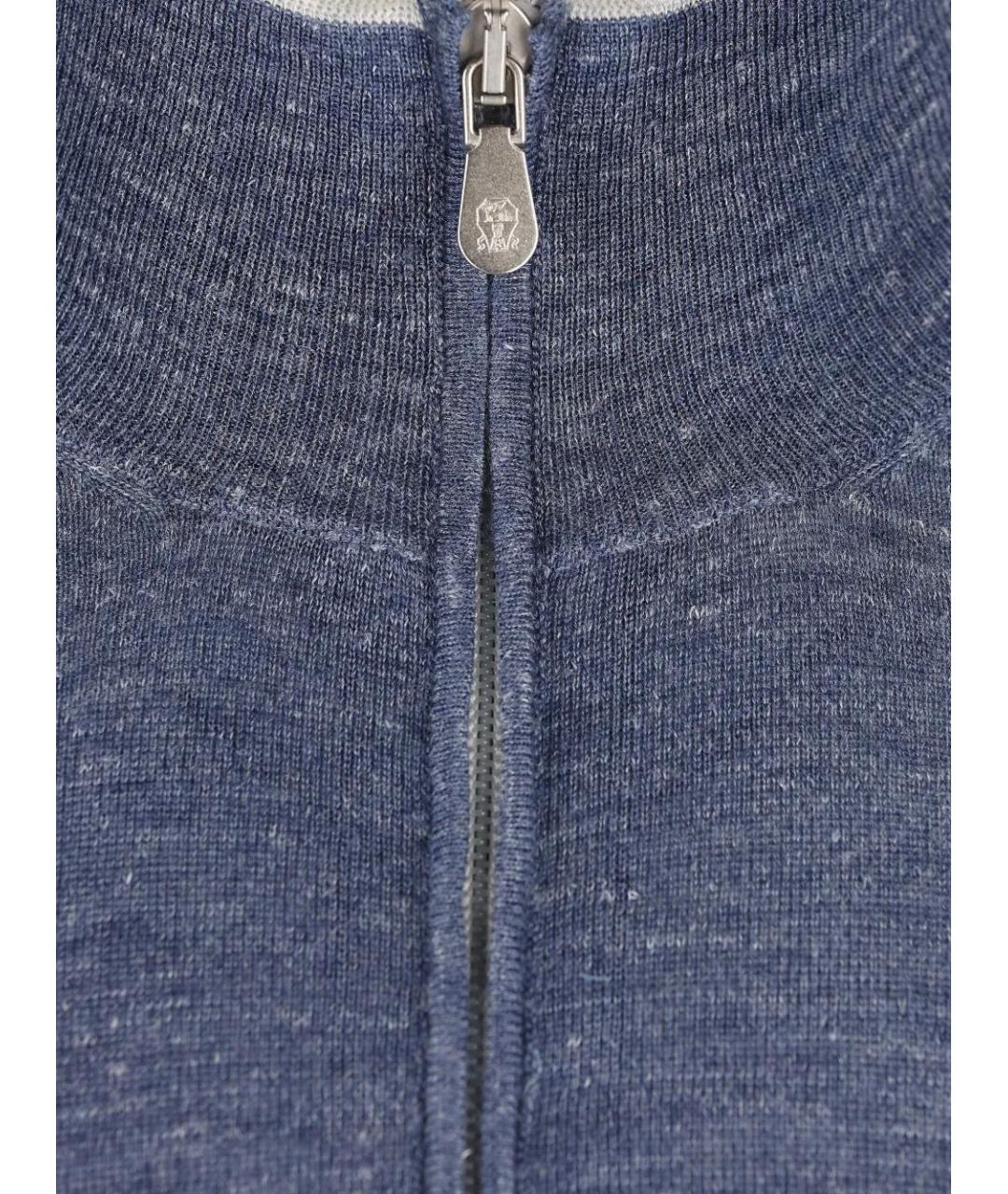 BRUNELLO CUCINELLI Серая кашемировая водолазка, фото 3