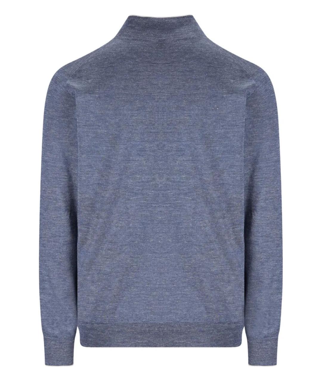 BRUNELLO CUCINELLI Серая кашемировая водолазка, фото 2