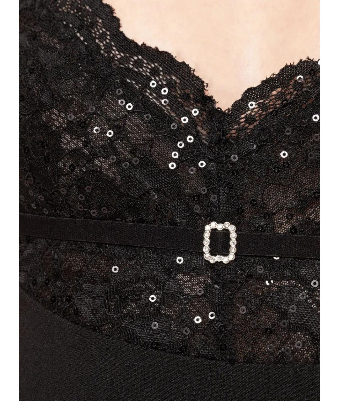 NISSA Черное полиэстеровое платье, фото 5