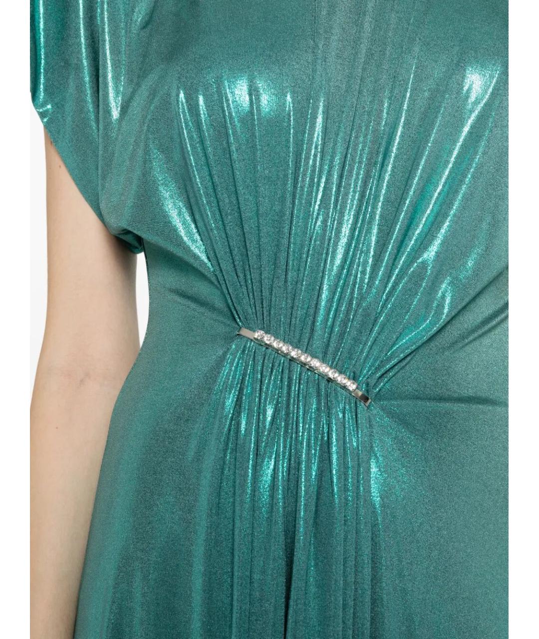 NISSA Зеленые полиэстеровое вечернее платье, фото 3