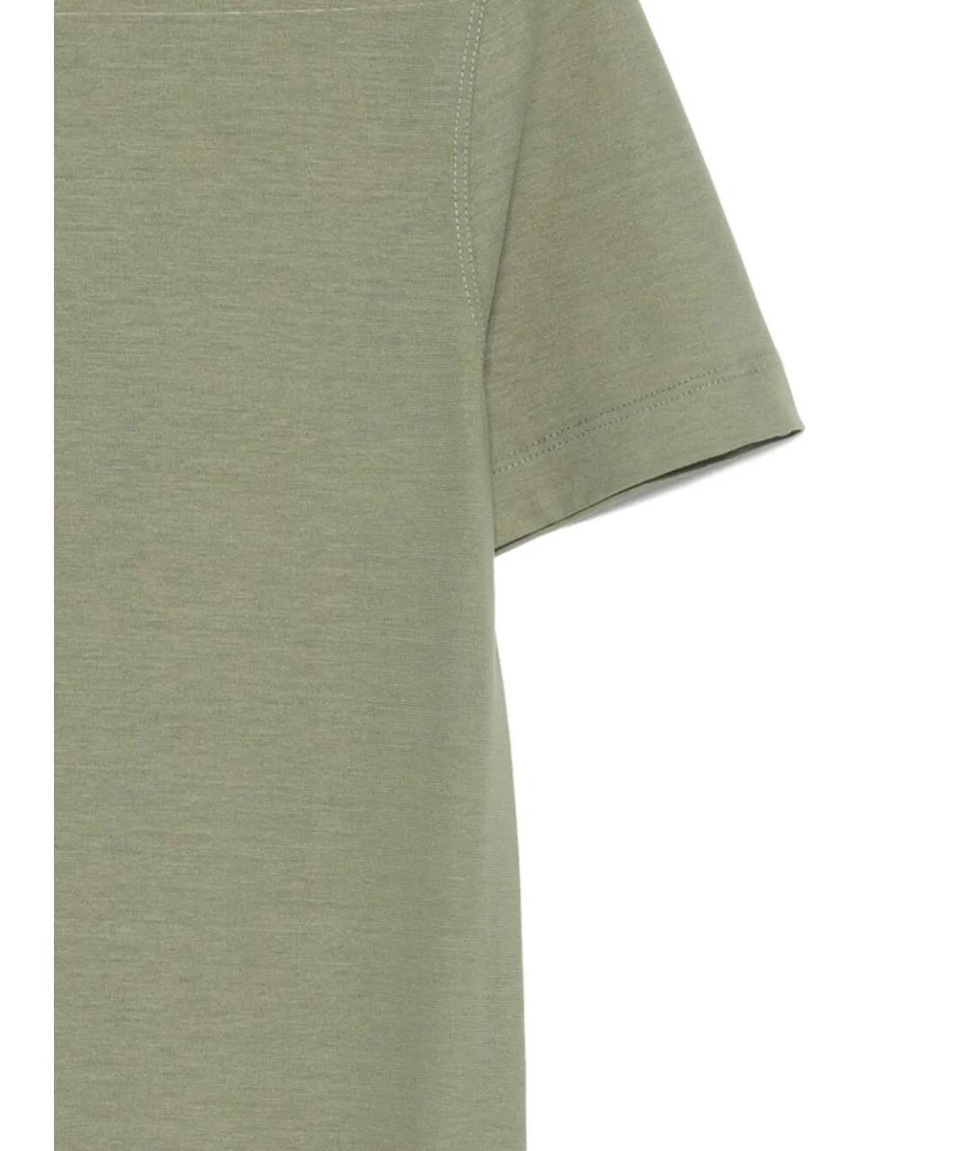 KIRED Зеленая хлопковая футболка, фото 3
