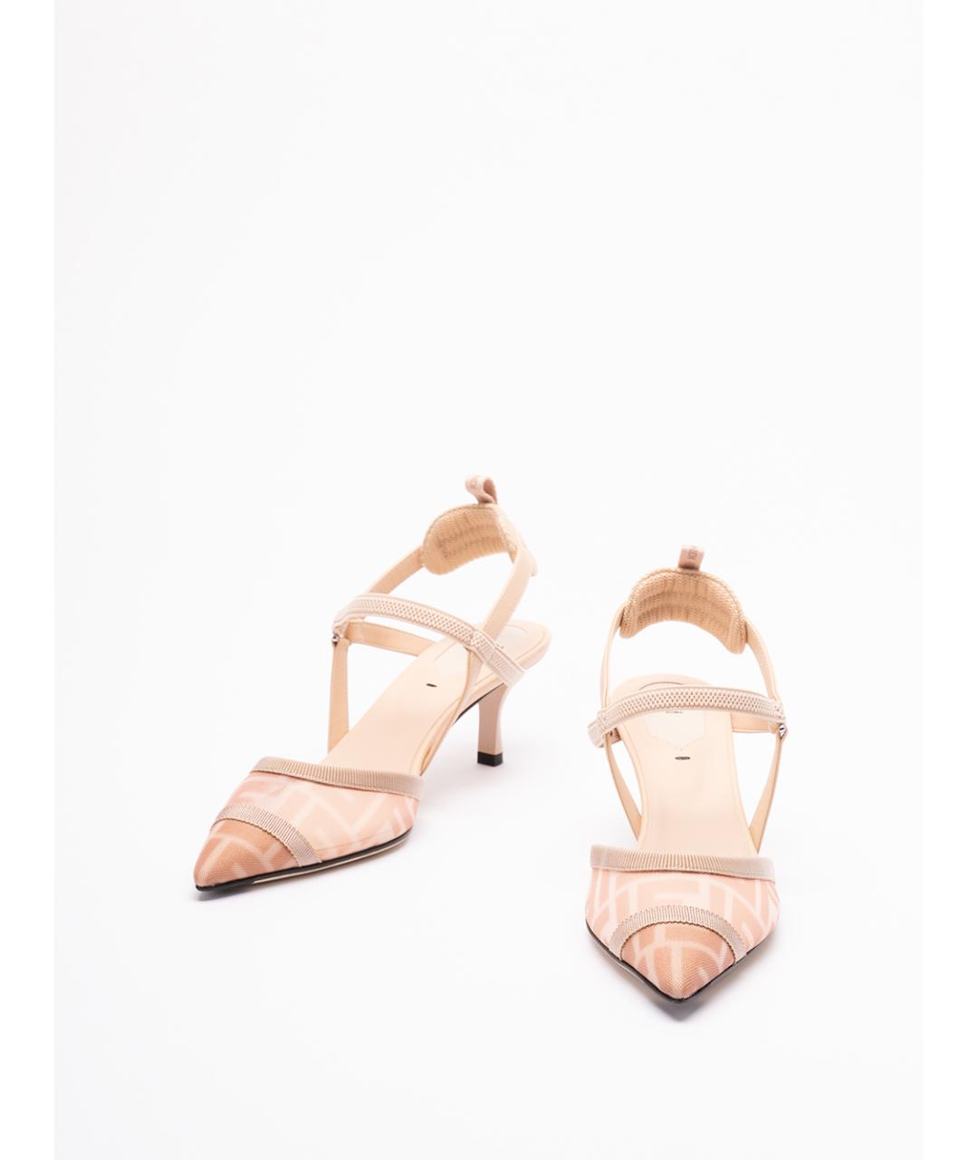 FENDI Розовые туфли, фото 2