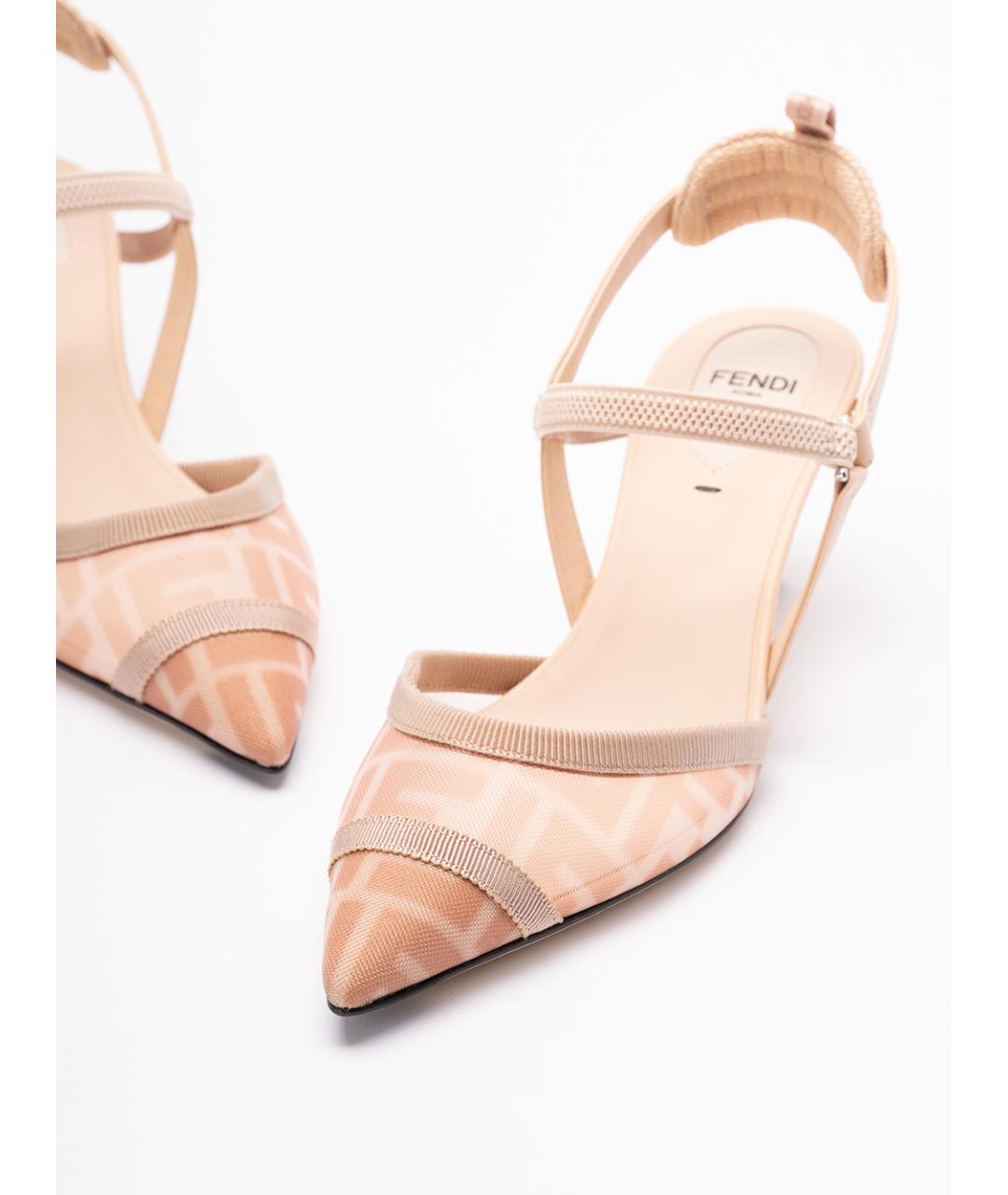 FENDI Розовые туфли, фото 6