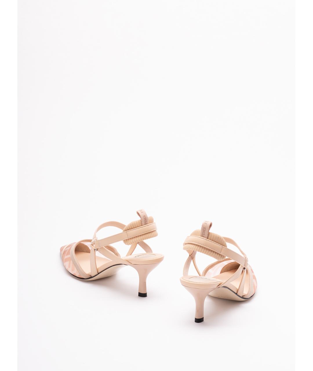 FENDI Розовые туфли, фото 3