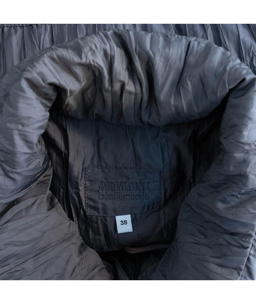 ARMANI COLLEZIONI Серая полиамидовая куртка, фото 3