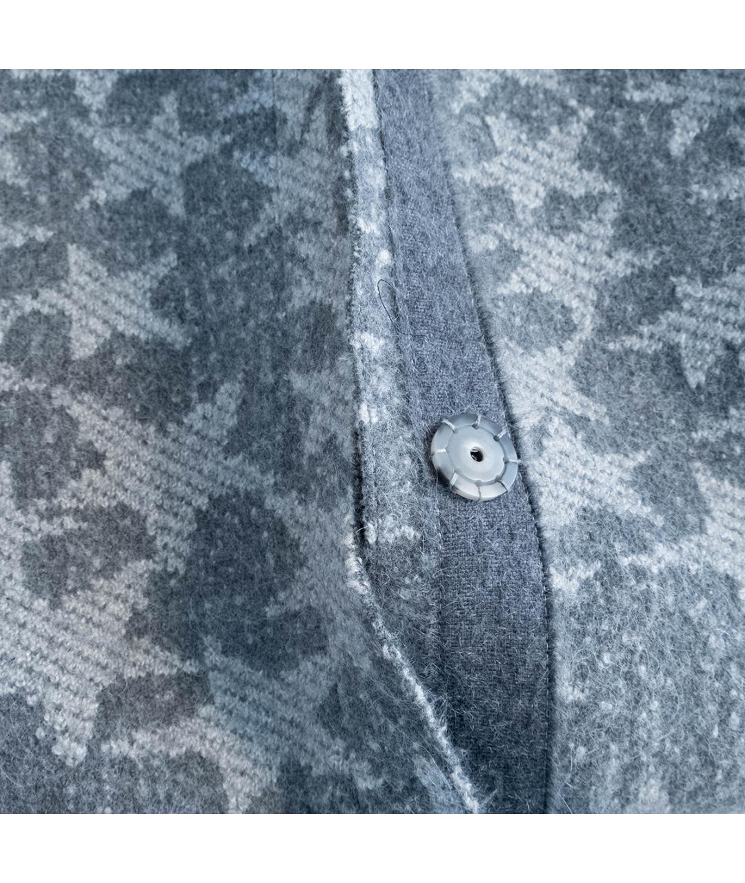 LORENA ANTONIAZZI Серое шерстяное пальто, фото 4
